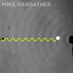 Sound Waves From Speaker With Ball And Wave
