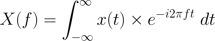 Fourier Transform Formula